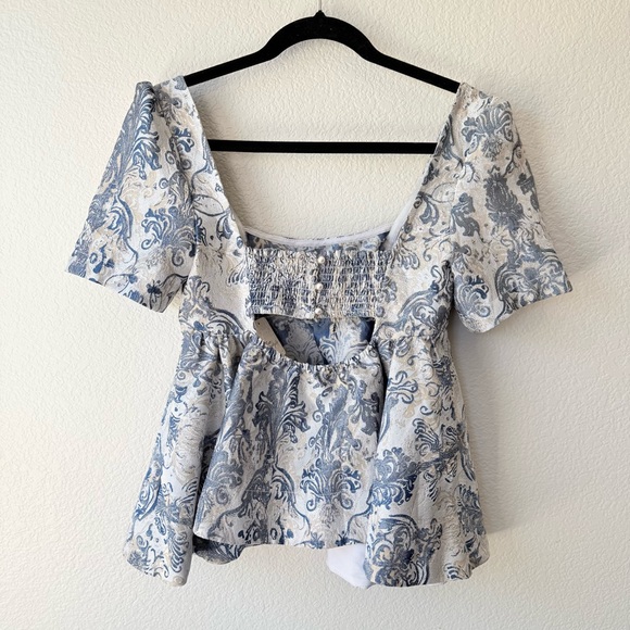 Free People Eloise Jacquard Blouse | Paisley | NWT Retails $168 | XS - Picture 5 of 12